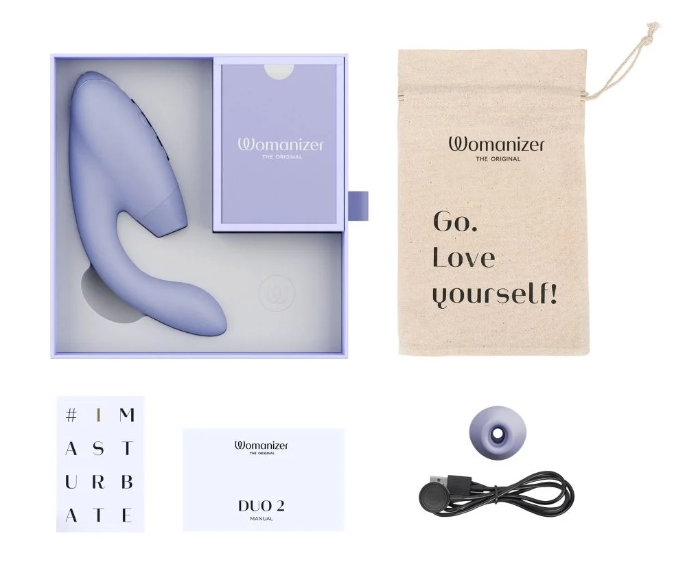 簡介
Womanizer DUO 2 是一款高端雙重刺激按摩器,將創新的 Pleasure Air 陰蒂吸啜技... Womanizer - DUO 2 陰蒂吸啜及G點按摩器 - 淡紫色 照片-11