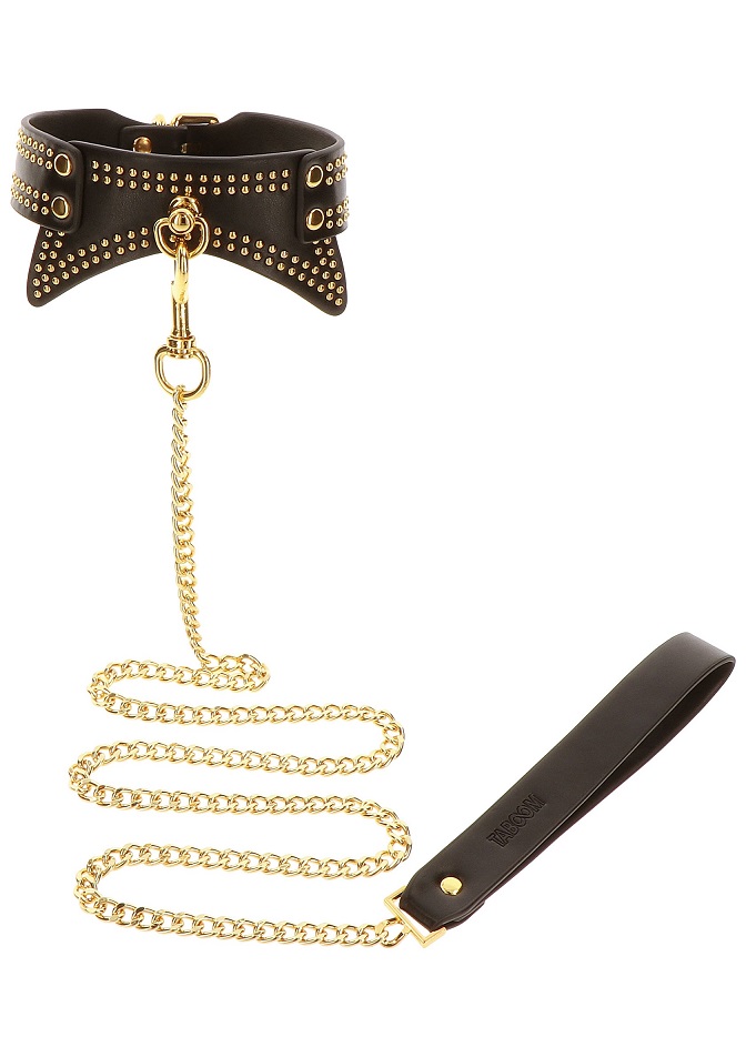 The TABOOM Collar and Leash is designed for those who wish t... Taboom - Vogue Collar w Leash - Black photo-5