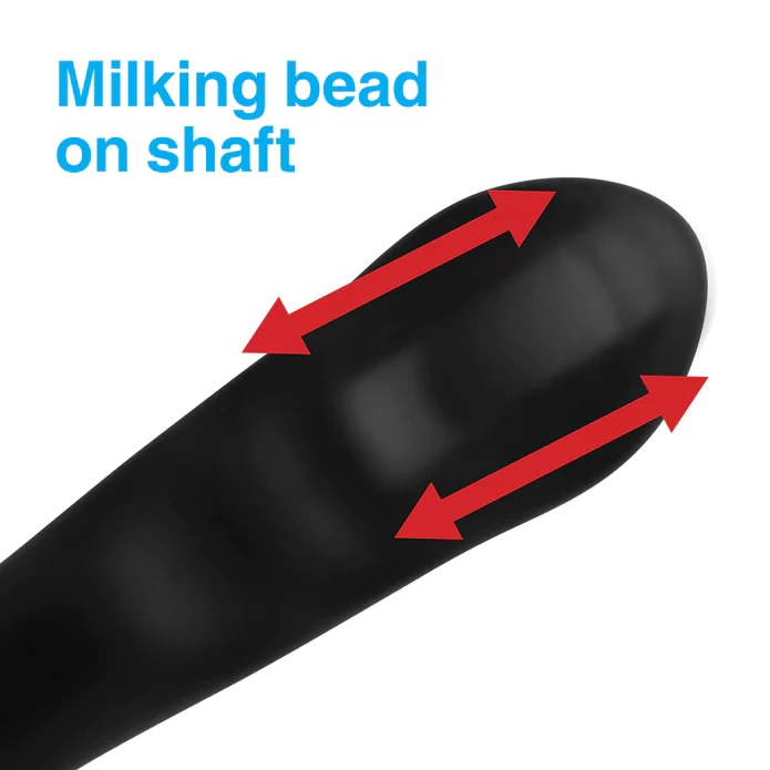 Made of silky-smooth silicone, you can enjoy a seamless inse... Alpha-Pro - P-Milker Prostate Stimulator photo-4