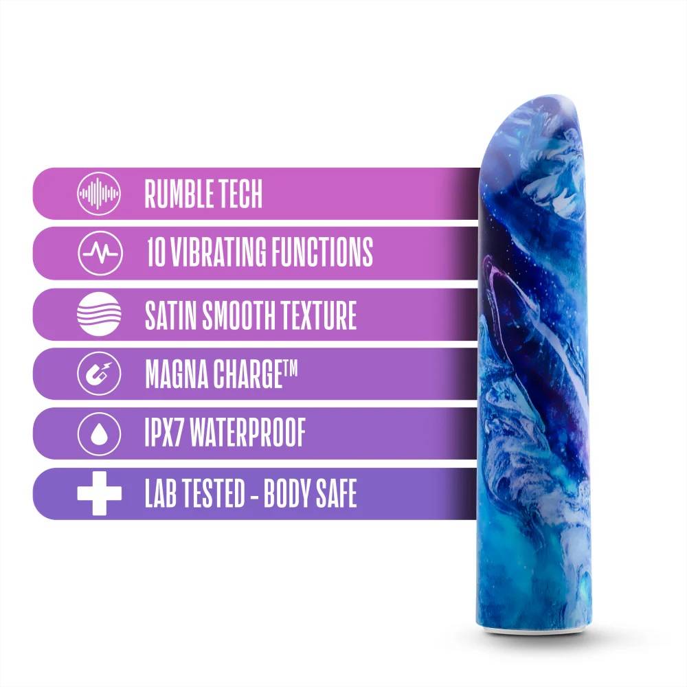 Are you ready for your newest addiction? The Limited Addicti... Limited Addiction - Mesmerize Vibro Bullet - Azure photo-2