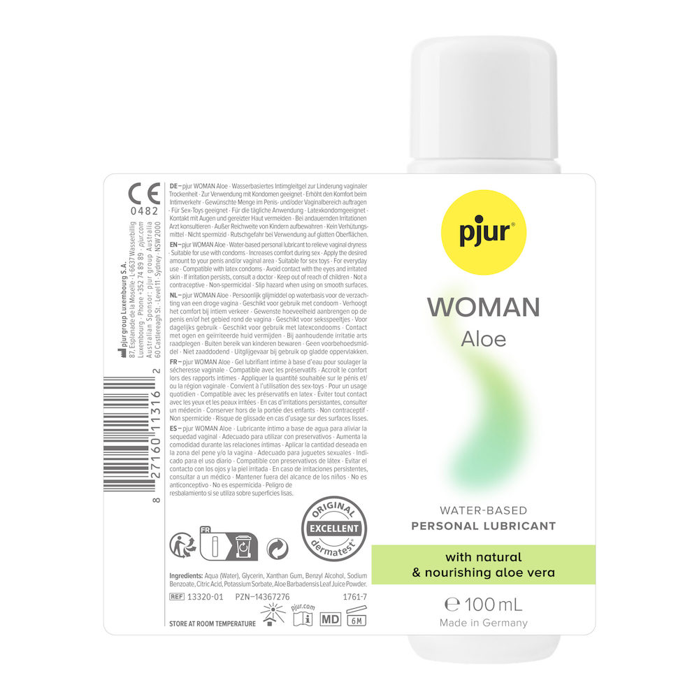 With the added natural & nourishing Aloe Vera to the pjur WO... Pjur - Woman Aloe Water-Based - 100ml photo-3