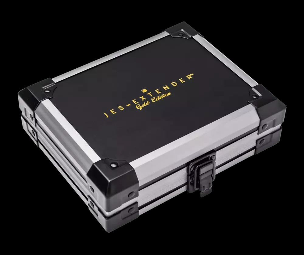 Made from 24-carat gold, the Jes Extender Gold is one of the... Jes-Extender - Gold Standard Penis Enlarger photo-10
