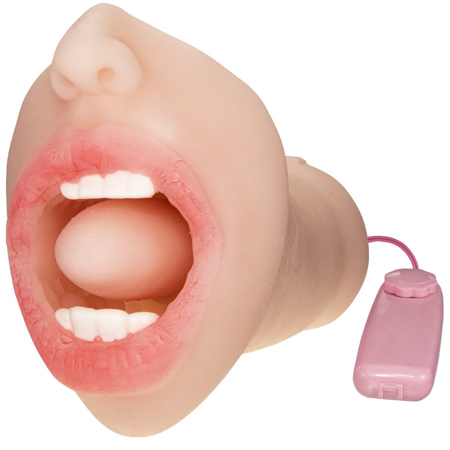 Featuring a beautifully rendered mouth with lips, teeth, and... NPG - Arina Hashimoto Vibro Masturbator photo-4