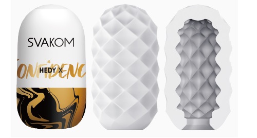 Pleasure knows no limits. Experience next-level satisfaction... SVAKOM - Hedy X Confidence - Translucid photo-2