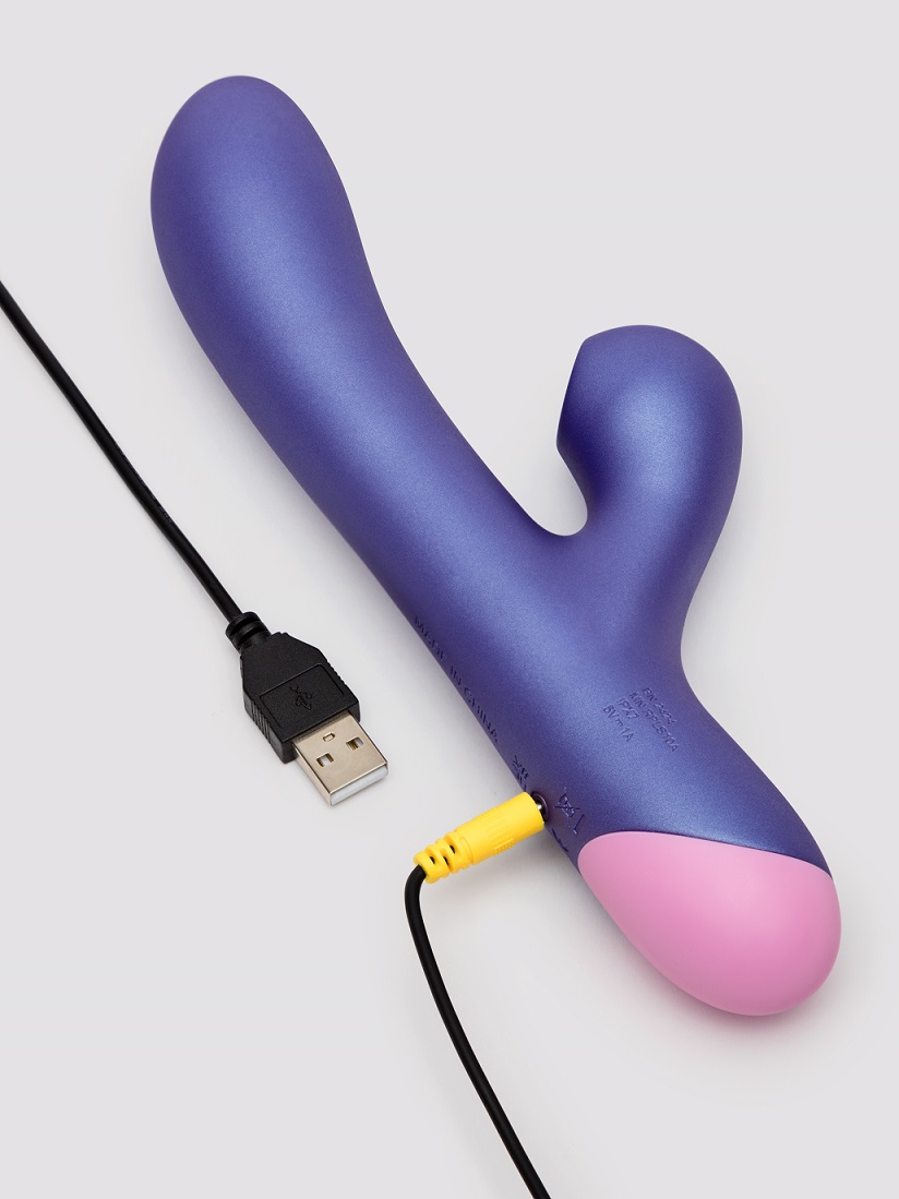 ROMP Pulse 是一款具备 Pleasure Air 阴蒂刺激与体 内G点振动器的兔子振动器。尝试透过双马达沉浸体... Romp - Pulse Suction Rabbit 阴蒂吸啜兔子按摩棒 - 紫色 照片-10