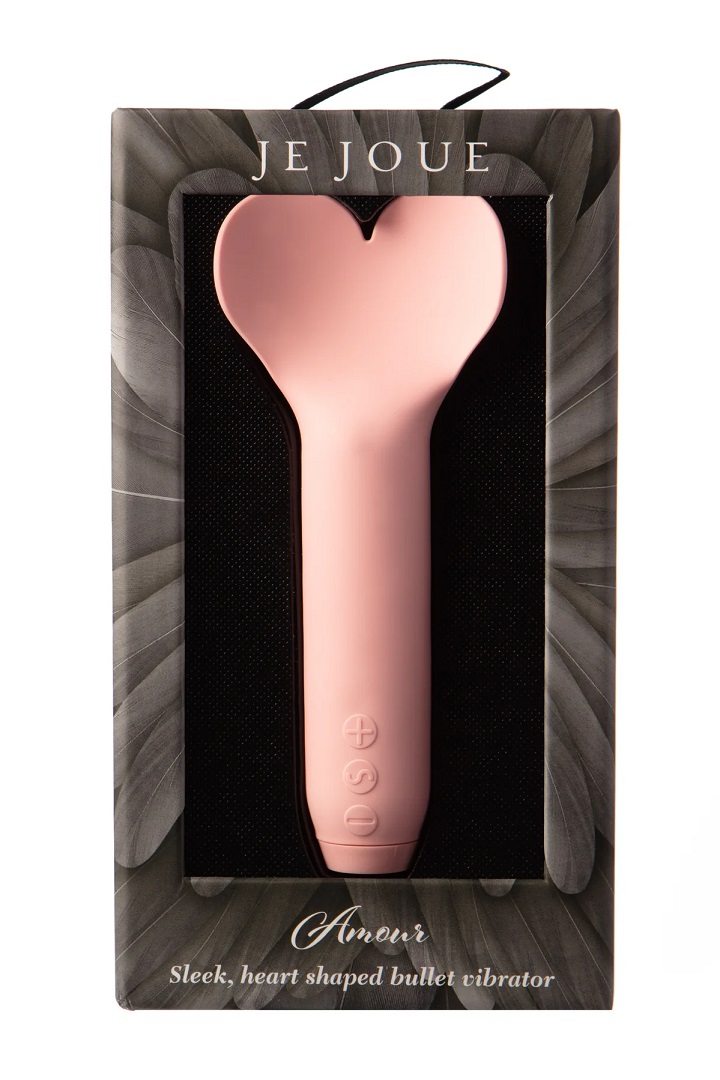 Meet Amour, a heart-shaped tip bullet that gives playful, fl... Je Joue - Amour Bullet Vibrator - Pink photo-9