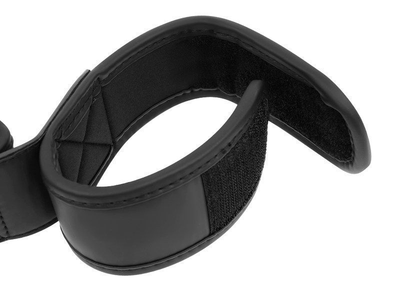 FETISH SUBMISIVE Presents this set of cuffs for hans and ank... Fetish Submissive - Spreader Bar - Black photo-3