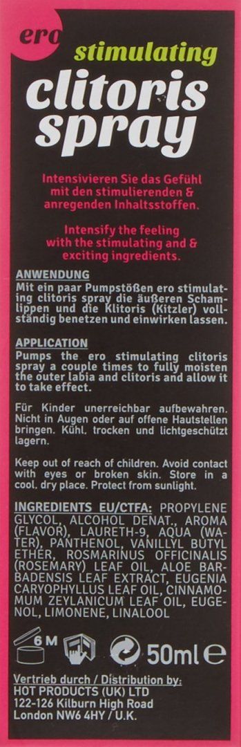 The ERO stimulating clitoris spray is a high-quality spray f... Hot - Women Clitoris Stimulating Spray - 50ml photo-3