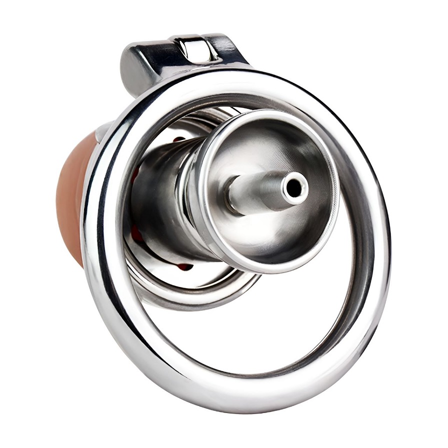 Material: 304 Stainless steel
Cage size: 41mm*45mm
Ring inne... FAAK - Pussy Chastity Cage w Cock Plug photo-2