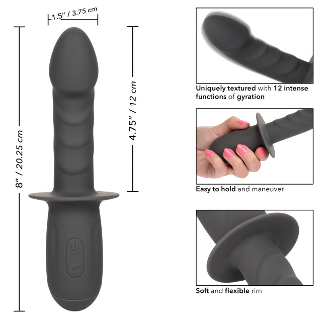 CEN - Ramrod 旋转震动假阳具 - 黑色 CEN - Ramrod 旋转震动假阳具 - 黑色 照片-10