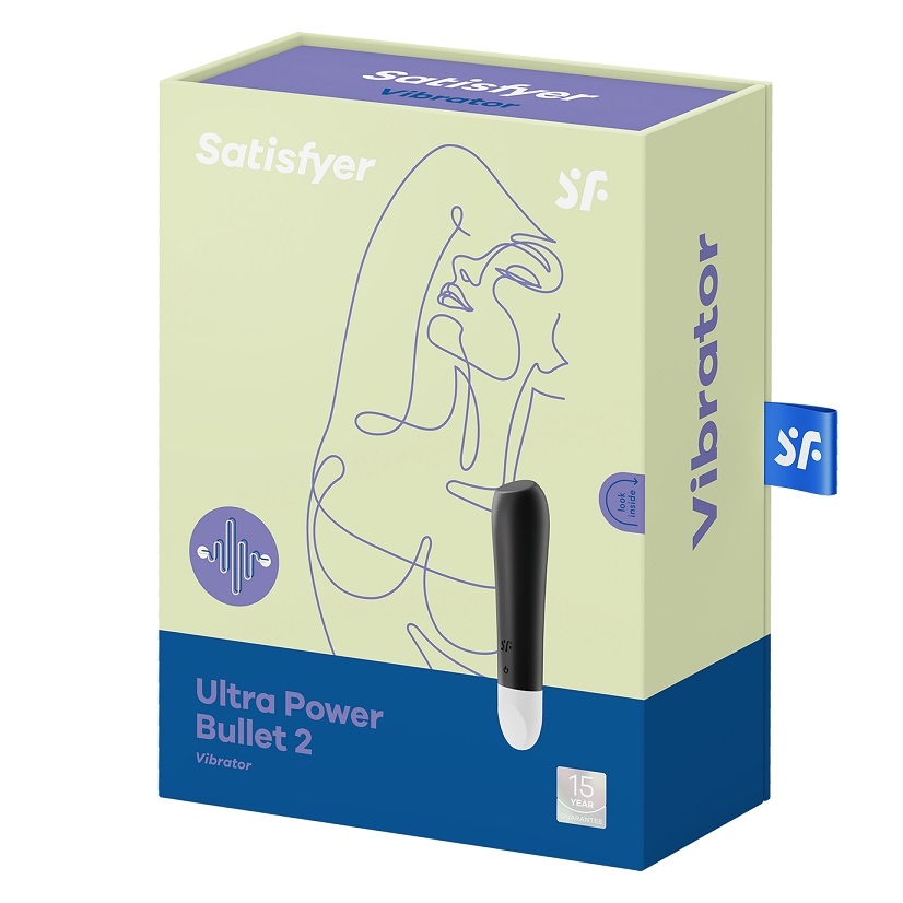 With its flattened tip, the Satisfyer Ultra Power Bullet 2 t... Satisfyer - Ultra Power Bullet 2 - Black photo-9