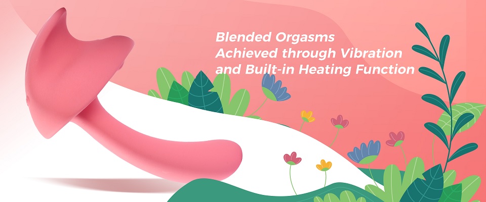 The Wavy vibrator by Arosum warms and vibrates for big O’s. ... Arosum - Wavy Heating Vibrator - Pink photo-7
