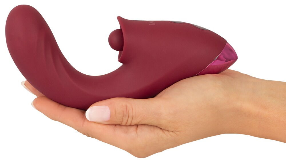 The lightweight and easy-to-use 3 Function Vibrator from Jav... Javida - Thrusting 3 Function Vibrator - Purple photo-2