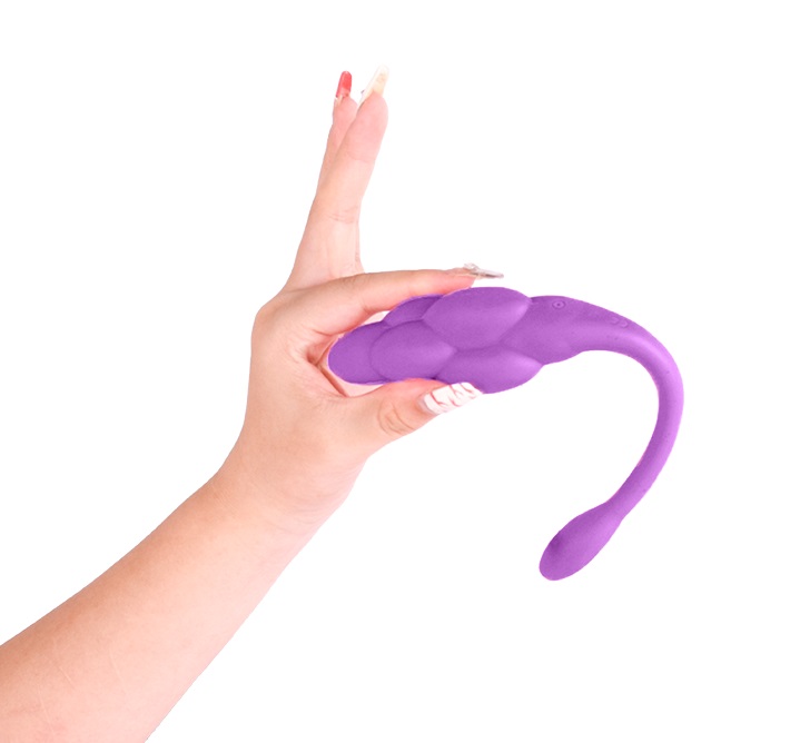 Vibro massager that can be used as anal or female stimulator... FAAK - Strong Dragon Vibrator - Purple photo-2