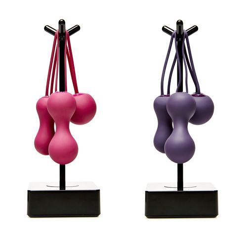 With three progressive weights - from soft weight single bal... Je Joue - Ami 3 Step Kegel Set - Purple photo-5