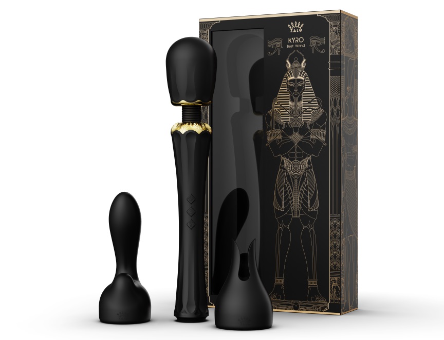 ZALO’s bestselling Legend collection has a new addition — KY... Zalo - Kyro Wand Massager - Obsidian Black photo-21