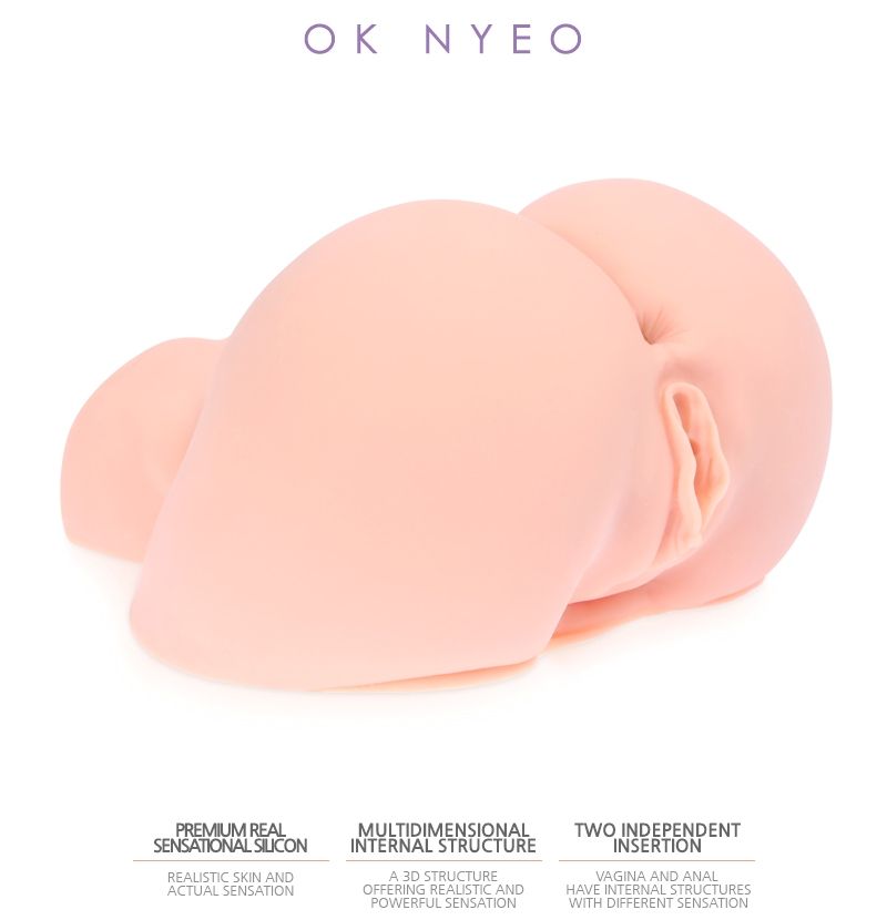 Oknyeo has more inner flesh, regardless of the size of vagin... Kokos - Oknyeo Double Hole Masturbator 3.8kg photo-7