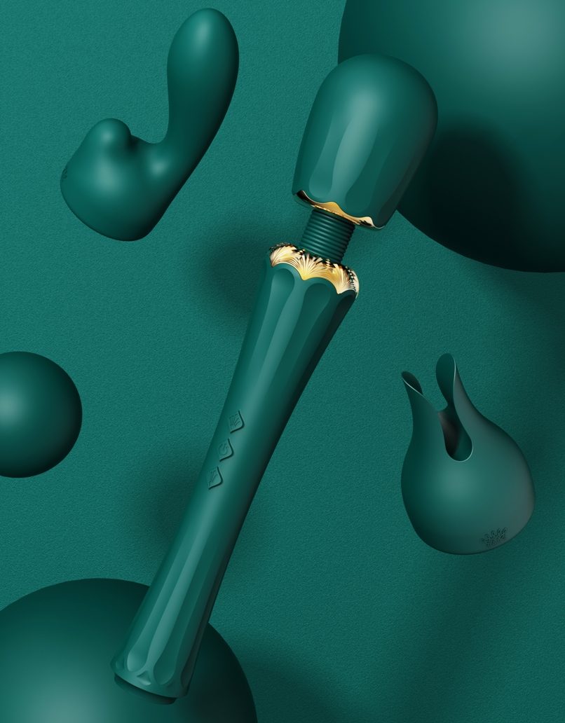ZALO’s bestselling Legend collection has a new addition — KY... Zalo - Kyro Wand Massager - Turquoise Green photo-13