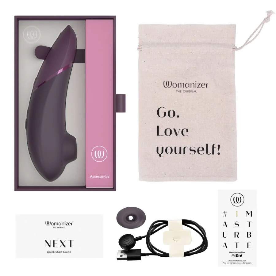 Womanizer Next 陰蒂吸啜器採用先進的3D Pleasure Air科技,結合Dynamic Dimensi... Womanizer - Next 陰蒂吸啜器 - 暗紫色 照片-14