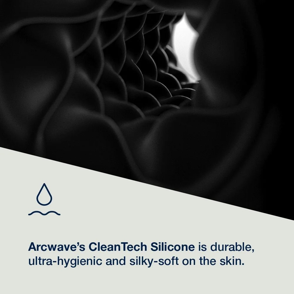Premium manual stroker with suction control and a smooth sil... Arcwave - Pow Shake IT Up Stroker - Black photo-3