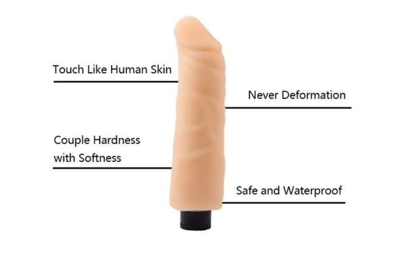 Material:T-Skin
Product Size:18.5cm,Φ4cm
Product Weight:0.18... Chisa - 7.5″ Vibrating Cock No.03 TPE photo-7