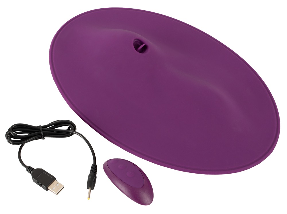 Ride the pleasure waves – now with an additional warming and... Vibepad 2 - Warming Stimulator - Purple photo-10