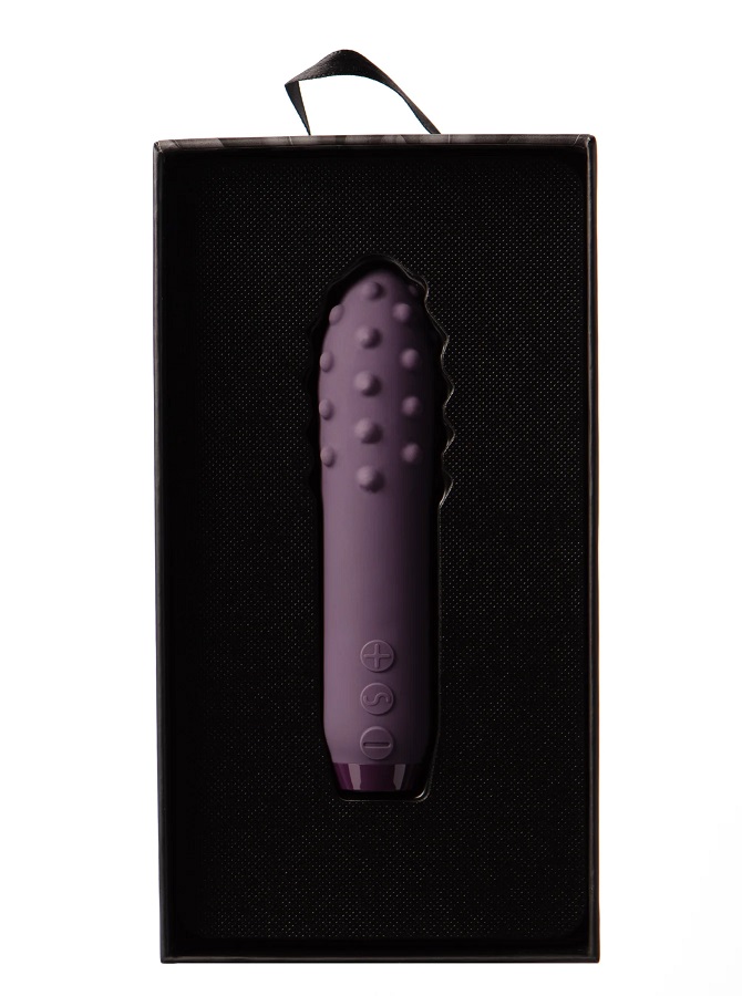 Meet Duet, a multi-surfaced bullet vibrator with small, roun... Je Joue - Duet Bullet Vibrator - Purple photo-10
