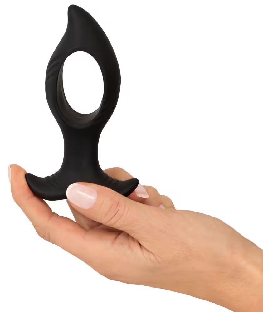 Easily inserted for intense anal fun!
The RC Butt Plug with ... ANOS - Vibro Butt Plug w Hole - Black photo-4