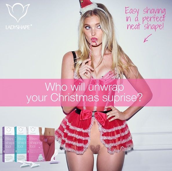 Feel pampered, attractive and ultrafeminine with the Ladysha... Ladyshape - Triangle Shaving Stencil photo-6