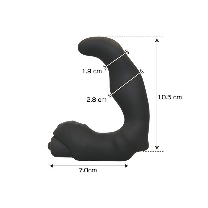 The Boss Core has a rounded cone tip for easy insertion. The... Boss - Silicone Arms Heavy S - Black photo-2
