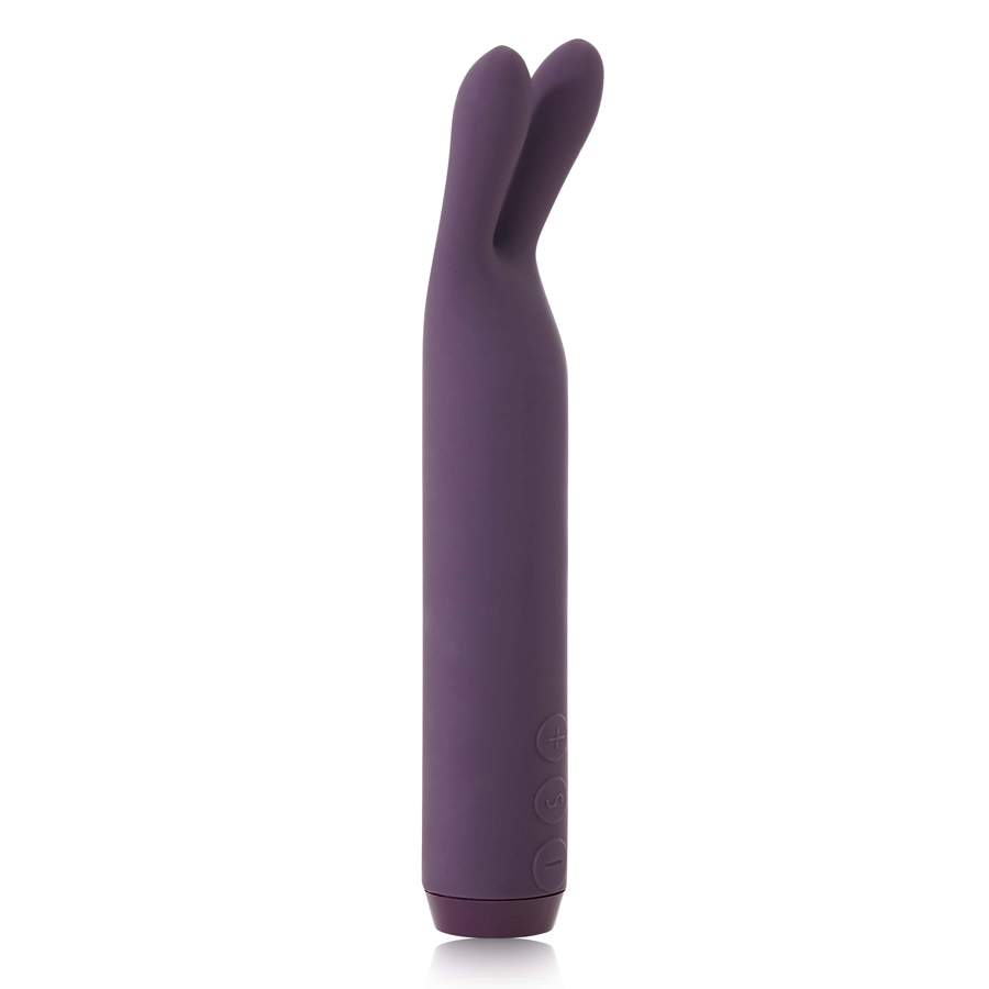 The soft and flexible ears move around your body to wherever... Je Joue - Rabbit Bullet Vibrator - Purple photo-3