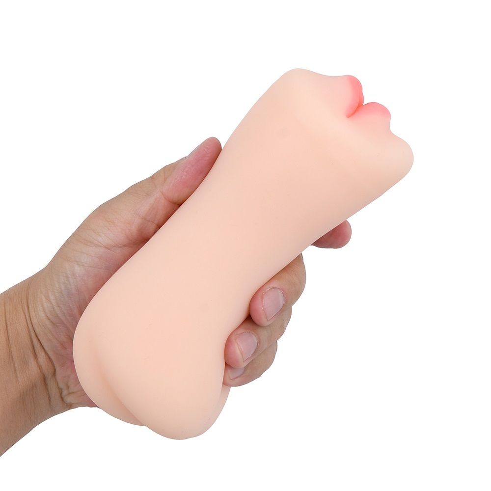 The second edition of NUPU, a dual-sided masturbator with go... Ondo - NUPU2 Double Side Masturbator Mouth and Pussy photo-4