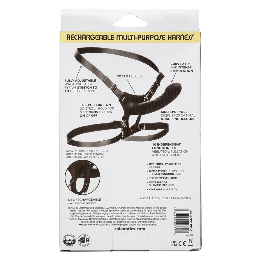CEN - Boundless 多用途束帶連震動假陽具 - 黑色 CEN - Boundless 多用途束帶連震動假陽具 - 黑色 照片-11
