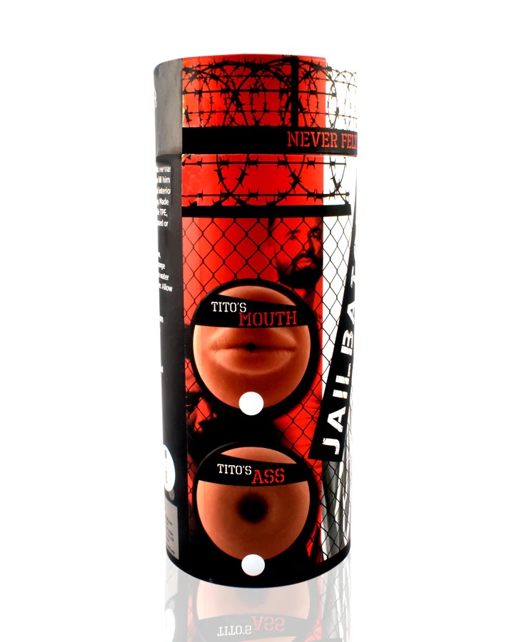 Meet your new cellmate Tito. He has a hot hole and wants you... Jailbators - Tito Mouth Stroker - Caramel photo-3