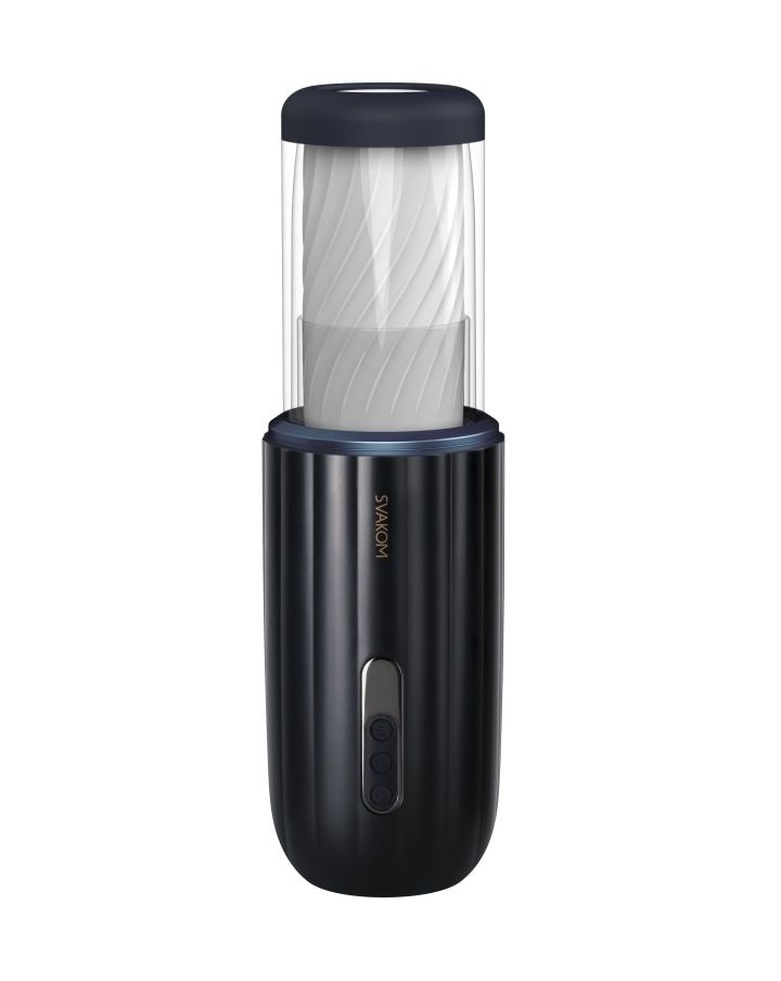 APP-controlled play through Bluetooth connection
Enjoy wit... SVAKOM - Alex Neo Thrusting Masturbator - Dark Blue photo-5