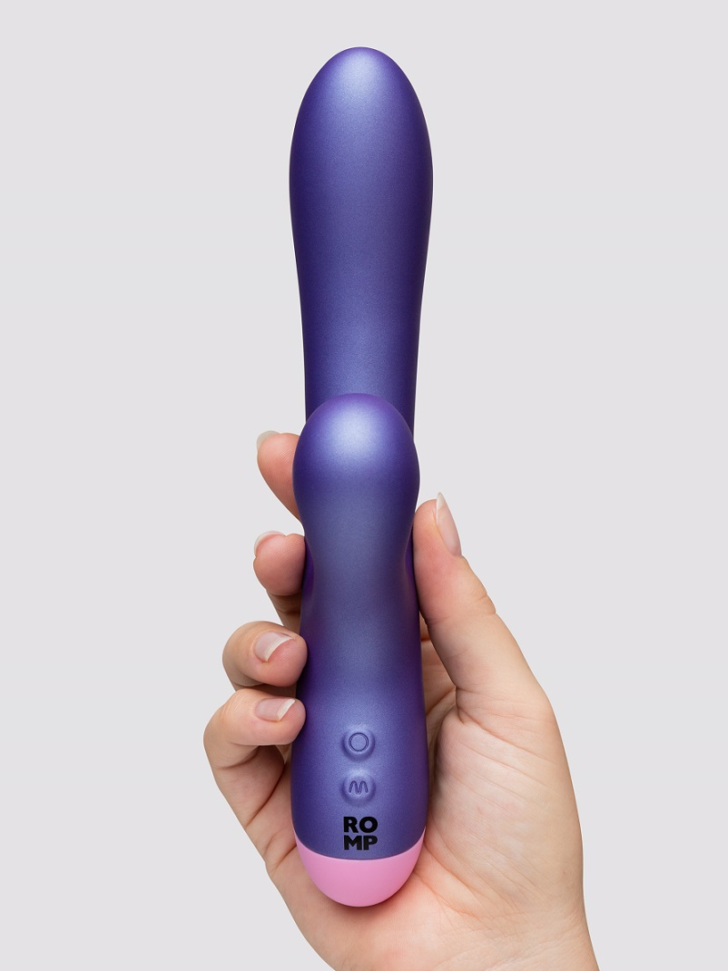 ROMP Pulse 是一款具备 Pleasure Air 阴蒂刺激与体 内G点振动器的兔子振动器。尝试透过双马达沉浸体... Romp - Pulse Suction Rabbit 阴蒂吸啜兔子按摩棒 - 紫色 照片-5