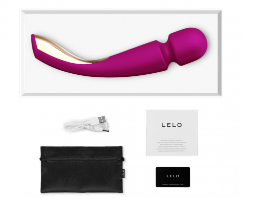 Lelo - Smart Wand 2 全身按摩棒 大碼 - 深玫瑰色 照片
