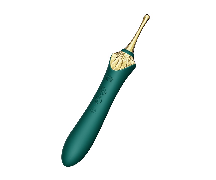 Bess offers the most targeted stimulation thanks to its inno... Zalo - Bess 2 Heating Dual Vibrator - Turquoise Green photo-6