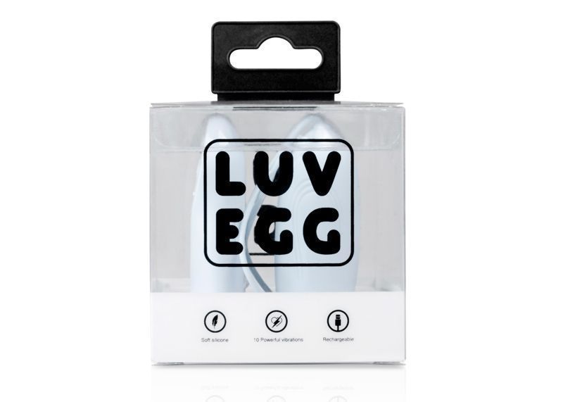 Luv Egg is a cheerful and accessible brand for women or coup... Luv Egg - Vibro Egg w Remote Control - Blue photo-13