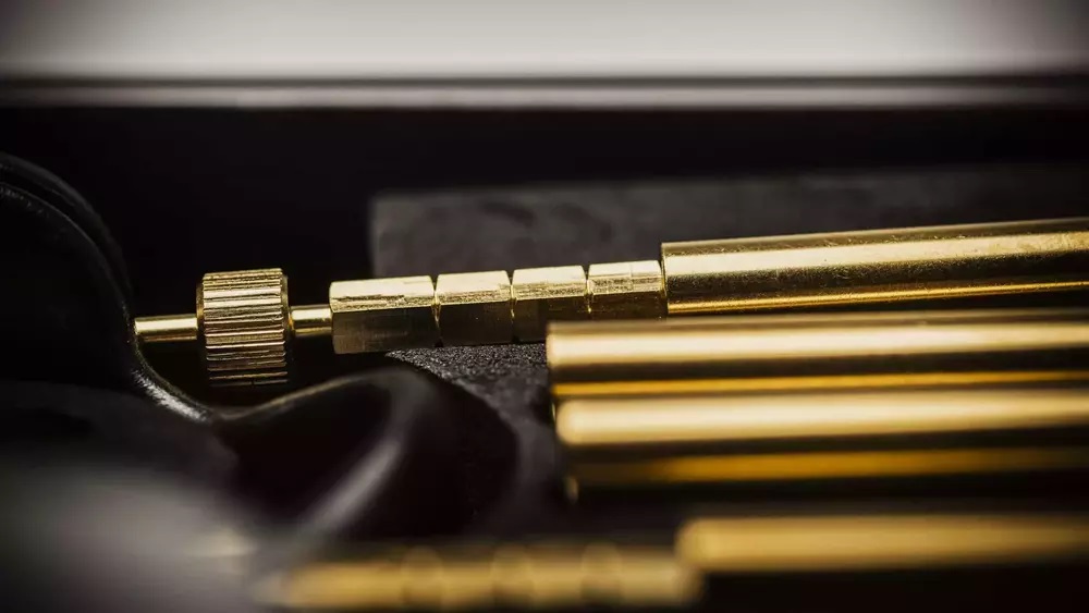 Made from 24-carat gold, the Jes Extender Gold is one of the... Jes-Extender - Gold Standard Penis Enlarger photo-5