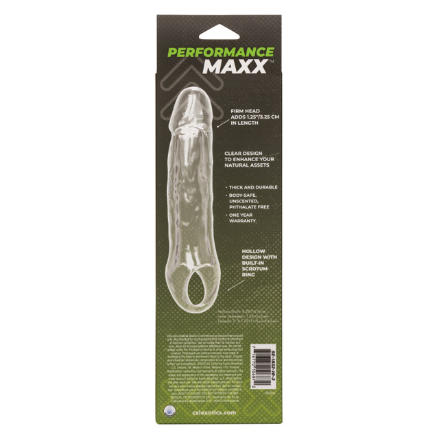 Experience the Performance Maxx Clear Extension 5.5" an... CEN - Performance Maxx 1.25" Penis Extender - Clear photo-10
