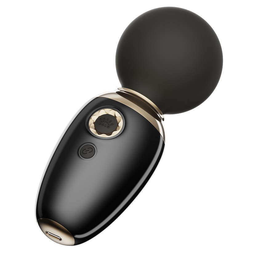 Featuring DirectPower 2.0 technology, AVA offers powerful an... Zalo - Ava APP Mini Wand Massager - Obsidian Black photo-3
