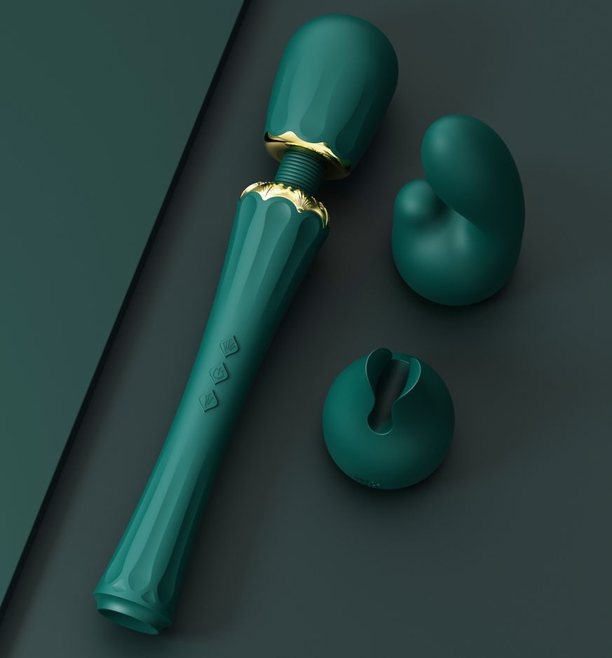 ZALO’s bestselling Legend collection has a new addition — KY... Zalo - Kyro Wand Massager - Turquoise Green photo-14