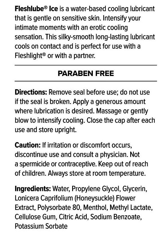 Hands down the best cooling lubricant on the market today, F... Fleshlight - Fleshlube Ice - 118ml photo-4