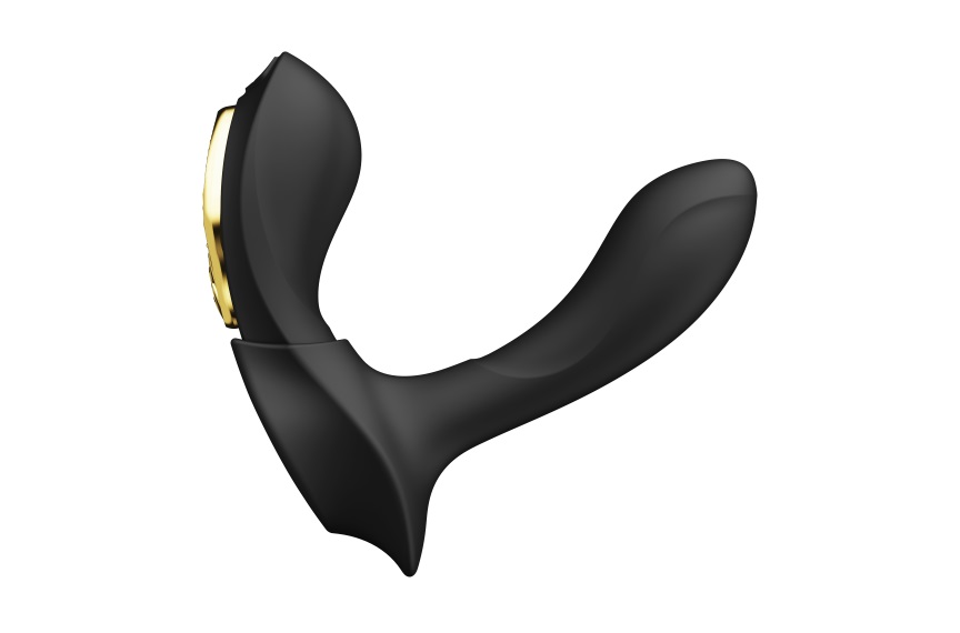 Elegant, timeless style meets ultra-comfortable ergonomic de... Zalo - Aya APP Wearable Vibrator - Obsidian Black photo-3