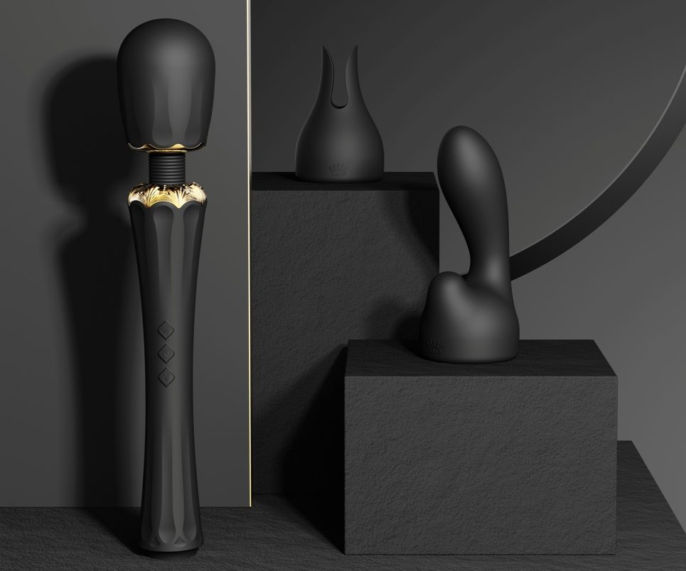ZALO’s bestselling Legend collection has a new addition — KY... Zalo - Kyro Wand Massager - Obsidian Black photo-13