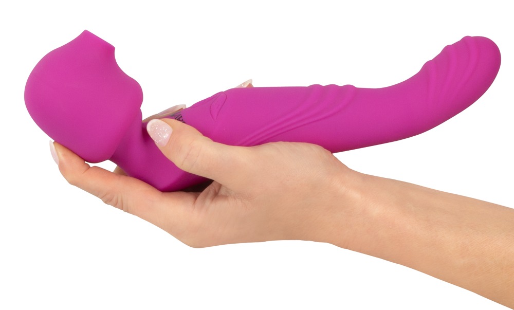Vibrates, pulsates, sucks, throbs and knocks!
This vibrator ... Javida - 3 Function Vibrator - Purple photo-2