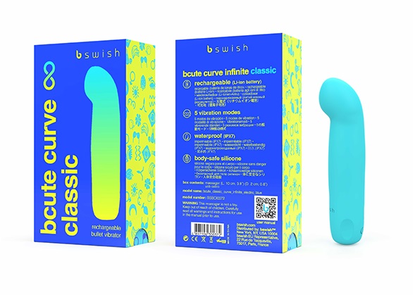The Bcute Classic Curve’s precise, curved tip provides the p... B Swish - Bcute Curve Vibe - Electric Blue photo-3