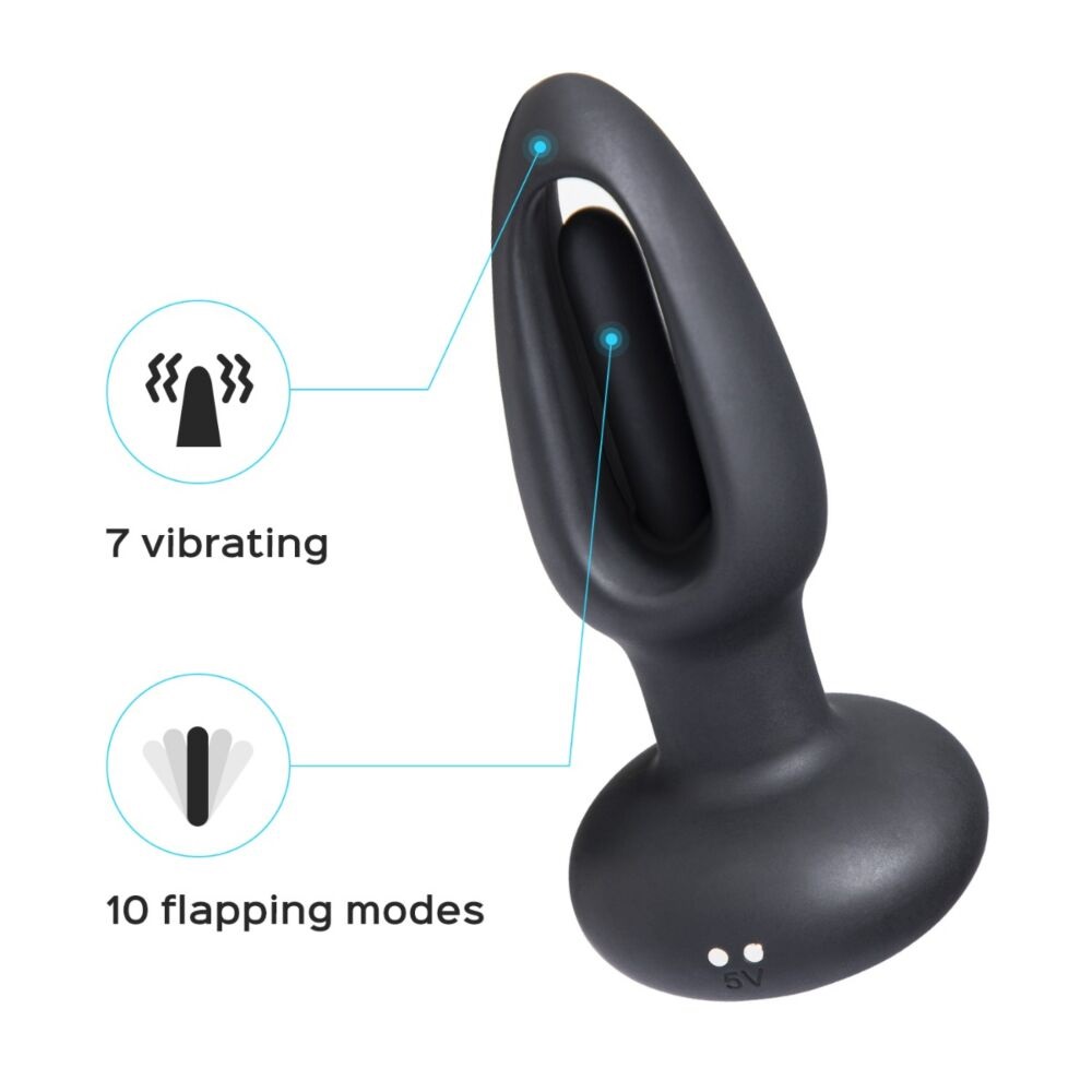 Looking to refresh your anal sex experience? Fire up your bo... Honey Play Box - Taper Tapping Prostate Plug - Black photo-5