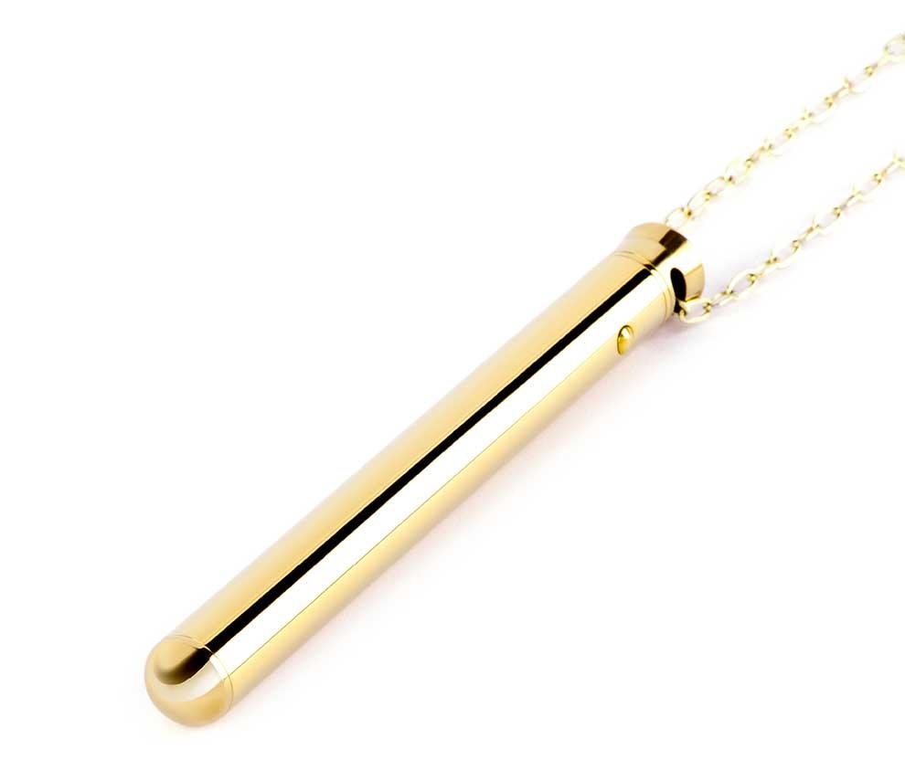 Make a sex-positive fashion statement and relish orgasms on ... Le Wand - Vibro Necklace - Gold photo-5
